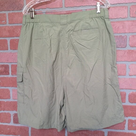Ex Officio Womens Shorts 16 Nylon Camping Cargo Pockets Pleated Front - Picture 3 of 5